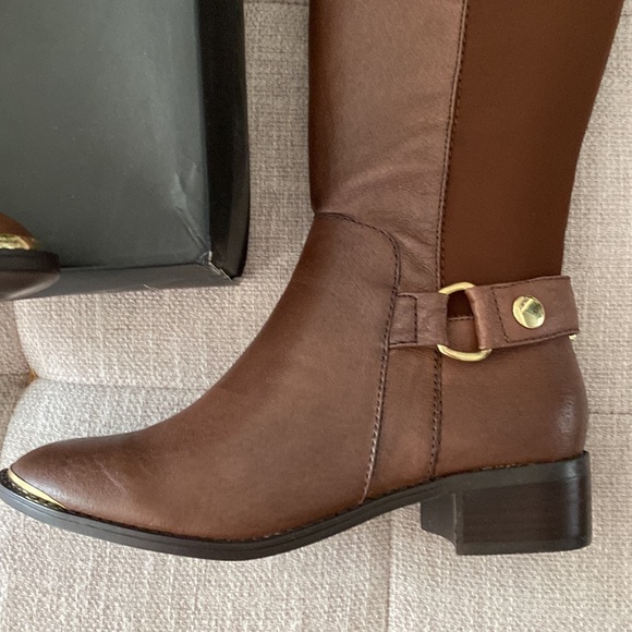 Steven by Steve Madden Brown Ranaldo Leather Boot - Picture 3 of 6